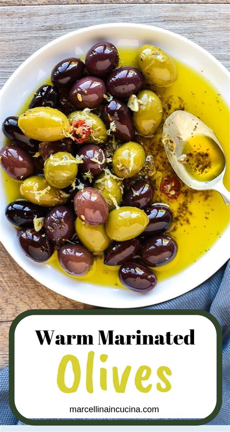 Warm Marinated Olives Are A Delicious Addition To An Antipasto Plate