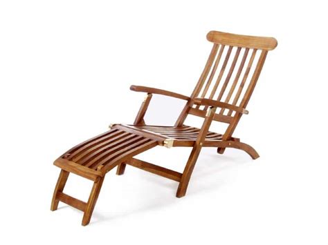 Teak 5 Position Steamer Chair Teak Patio Furniture World