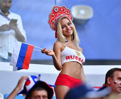 Russias Hottest World Cup Fan Dazzles In Uruguay Hot Sex Picture