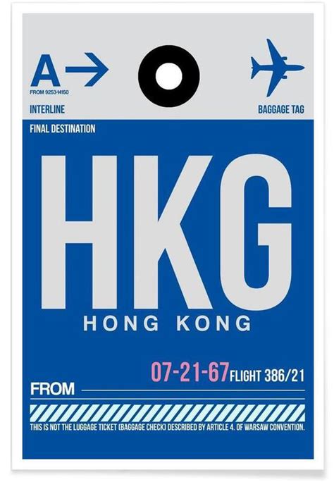 Hkg Hongkong Poster Juniqe