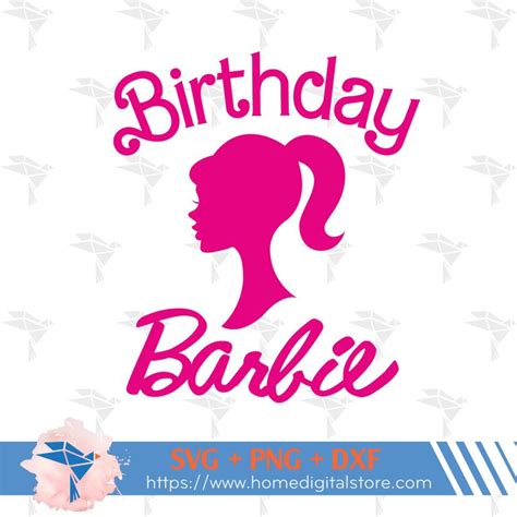 Birthday Barbie SVG PNG DXF