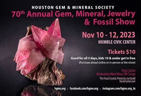 Hgms Annual Show 2023 Hgms Houston Gem And Mineral Society