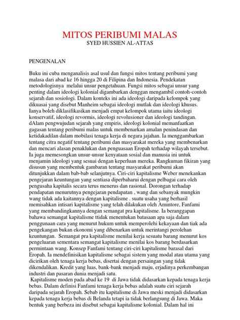 Miskin dari sisi trust, otomatis menjadikan kita miskin dari networking pula. MITOS PERIBUMI MALAS