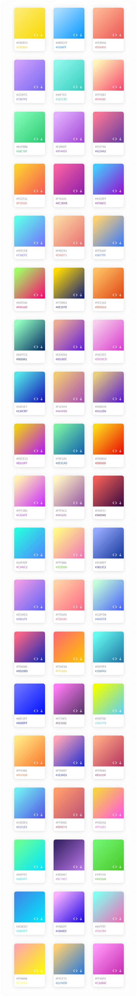 Coolhue Coolest Gradient Hues And Swatches Css Grd Sketch Bypeople