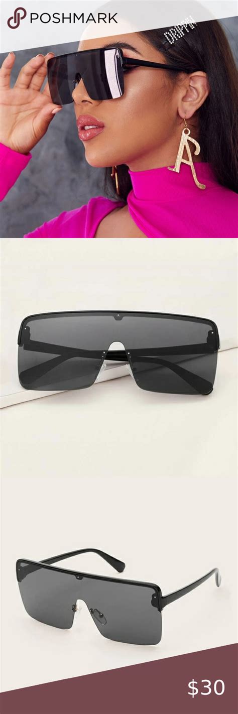 Flat Top Shield Sunglasses Shield Sunglasses Sunglasses Flats Top