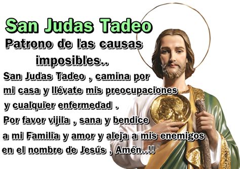 Tan Solo Amor OraciÓn A San Judas Tadeo