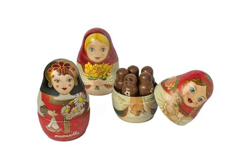 Mamuschka Can Of Chocolates With Shape Of Mamuschka Doll 90 G 31 Oz