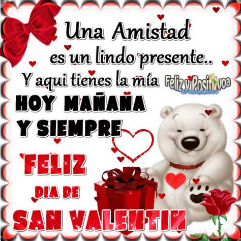4carta de amistad para el 14 de febrero bonita. Gif De Osos Con Mensajes De Amistad Para San Valentín