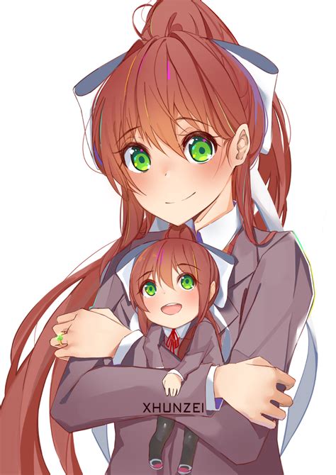 Chibi Monika X3 Ddlc