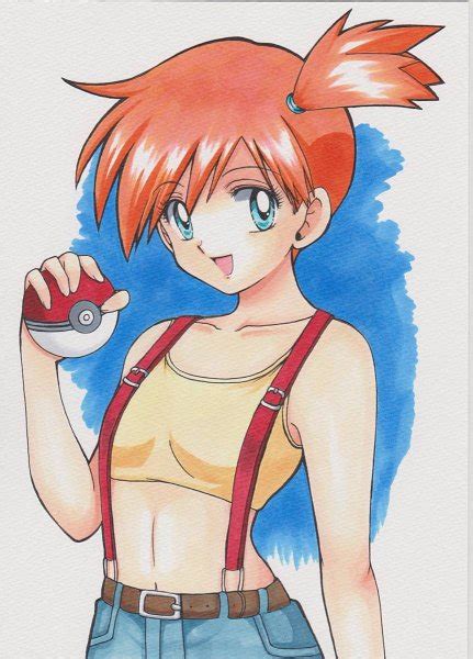 Kasumi Pokémon Misty Pokémon Pokémon Red And Green Image By