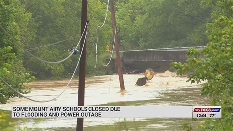 Mt Airy City Schools Forced To Close 2 Schools Due To Flooding Youtube