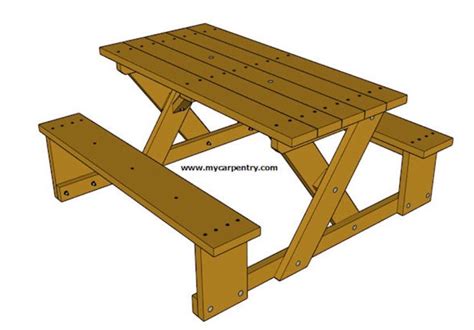 All In One Picnic Table Free Woodworking