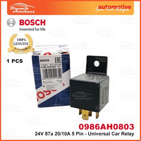 Bosch Universal Relay 5 Pin 87a 24v 2010a For Lorry And Truck Bosch 87a