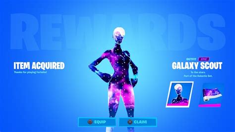 How To Still Get The Galaxy Scout Skin Free Now In Fortnite Galaxy