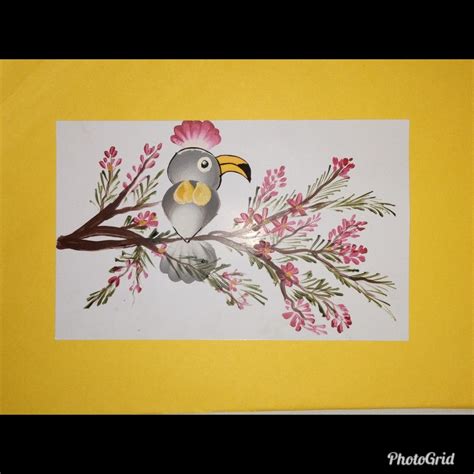 Bird in One Stroke Painting by Shital Ranka | One stroke painting, Stroke painting, Painting