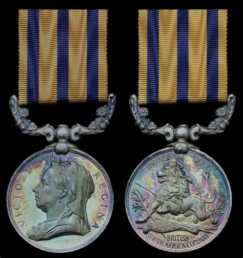 853 British South Africa Company Medal 1890 97 Reverse Rhodesia 189