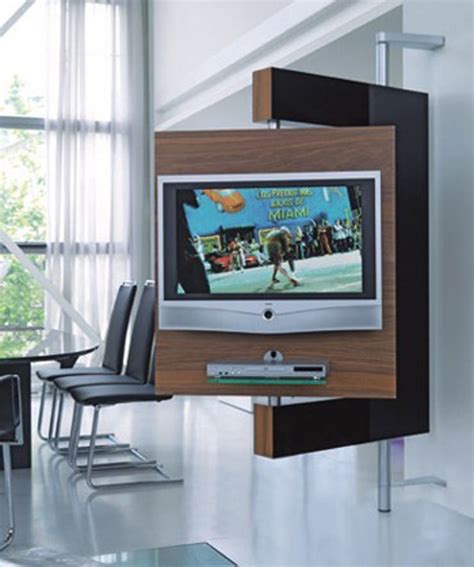 Diecollections Media Stand Keeps Your Tv Upright And Doing The Twist