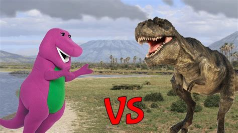 Barney Vs Tyrannosaurus Rex Spore Youtube