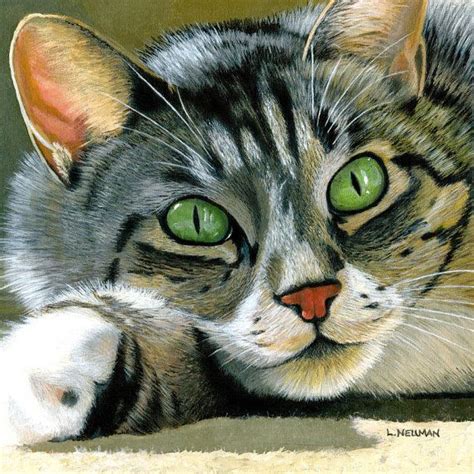 Pin By Laura Lewis On For The Home In 2019 Watercolor Cat Animal