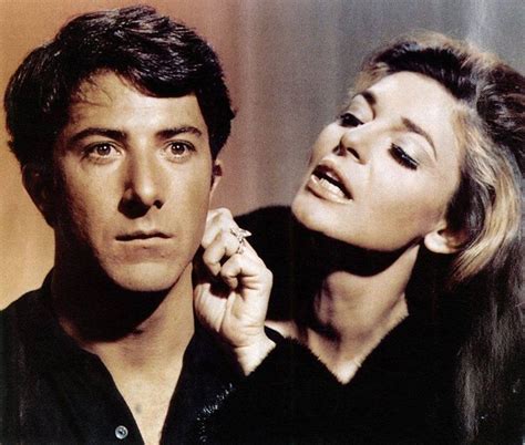 When dustin hoffman auditioned for the role of benjamin, he was asked to perform a love scene with ross. Anne Bancroft as Mrs. Robinson, with Dustin Hoffman, in ...