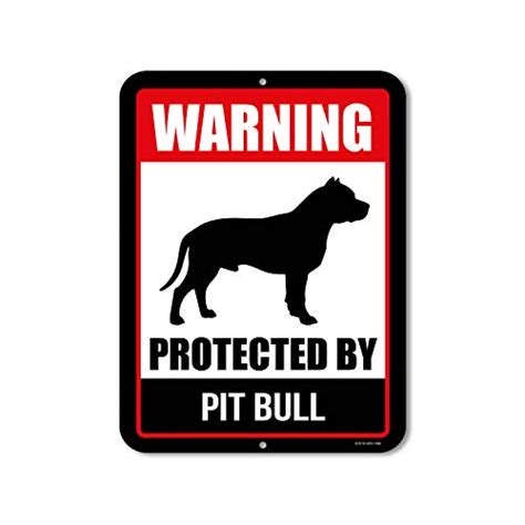 Best Beware Of Dog Pitbull Sign
