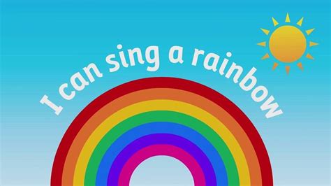 I Can Sing A Rainbow Nursery Songs Rainbow Songs Childrens Songs