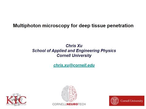 Multiphoton Microscopy For Deep Tissue Penetration 奥林巴斯生物显微镜