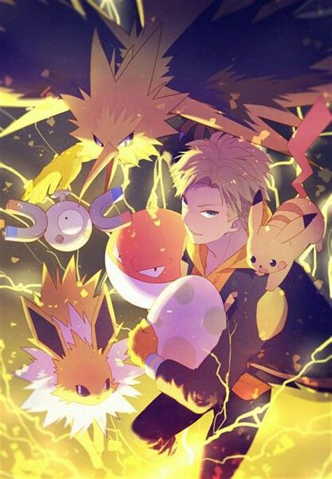 ♥ Boy Pokémon Pokémon Go Male Protagonist Spark Blonde