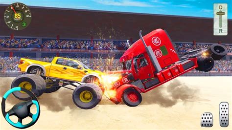 Monster Truck Demolition Derby Games 2021： Extreme Demolition Derby