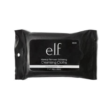 Makeup Remover Exfoliating Cleansing Cloths Elf Cosmetics Cruelty Free