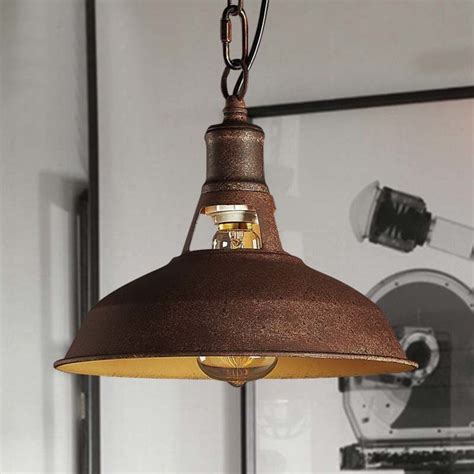 Antique Industrial Pendant Lamp Copper Rustic Kitchen Hanging Light