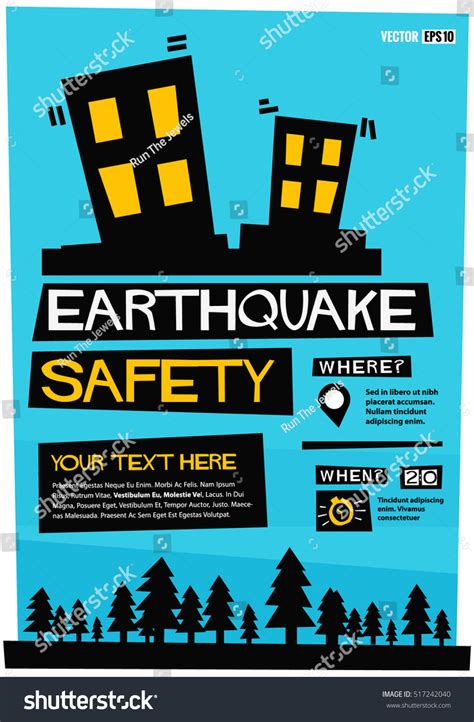 Earthquake Poster Design