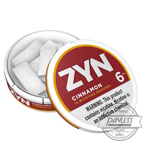 Cinnamon ZYN Nicotine Pouches: 6mg | 100% Tobacco-Free