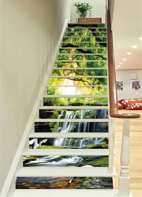 3d Animal Paradise 667 Stair Risers Aj Wallpaper
