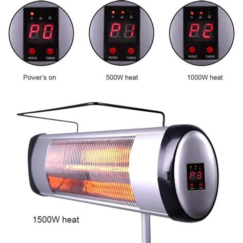 Outdoor patio heaters can come in all shapes, styles, prices, and power methods, the most common being propane, natural gas, and electricity. Carbon Infrared 1500 Watt Electric Patio Heater -1 piece ...