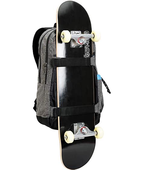 Vans Authentic Ii Nep Chracoal Nep Skateboard Backpack Zumiez