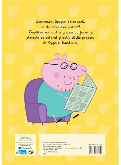Peppa Pig Familia Peppei Paperback Editura Vlad Si Cartea Cu Genius
