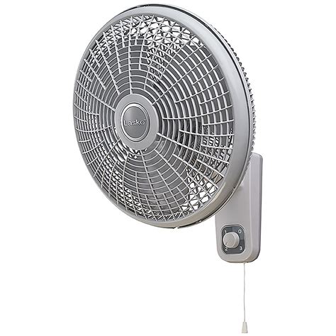 Best Buy Lasko 16 Oscillating Wall Mount Fan With Anti Rust Grills