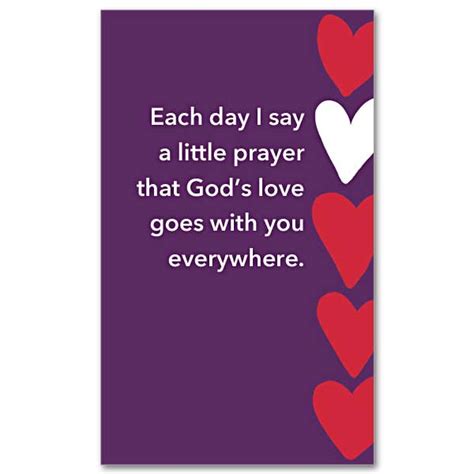 Each Day I Say A Little Prayer Prayer Card