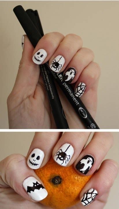 Spooky Ideas For Diy Halloween Nail Art