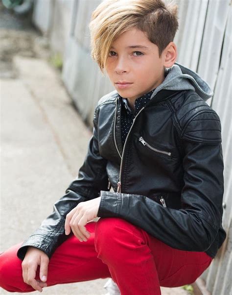 Pin By Jared Shank On Hair Styles Boys Leather Jacket
