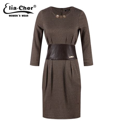 Women Dress Winter Dresses Eliacher Brand Plus Size Long Sleeve China