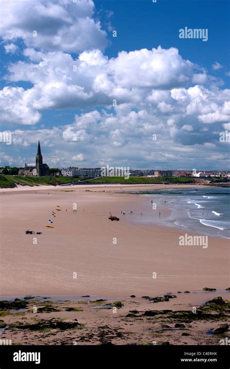 Longsands Beach At Tynemouth On A Summers Day Tynemouth Tyne And