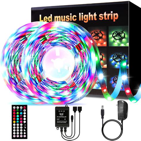Details About 65ft 32ft Flexible 3528 Rgb Led Smd Strip Light Fairy