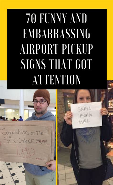 70 Hilarious And Embarrassing Airport Pickup Signs That Were Impossible