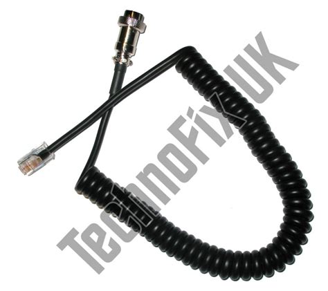 8 Pin Round And 8p8c Modular Rj45 Cable For Yaesu Md 100
