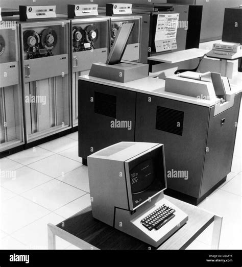 Historical Ibm Computer Black And White Stock Photos And Images Alamy
