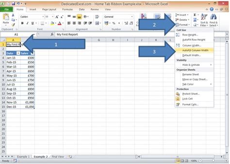 Guide To The Excel Ribbon Home Tab Dedicated Excel