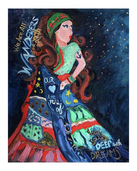 Soulful Gypsy Painting By Kara Lafrance Pixels