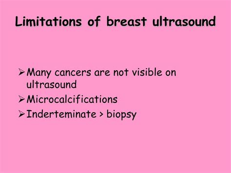 Ppt The Role Of Ultrasound In Breast Imaging Powerpoint Presentation